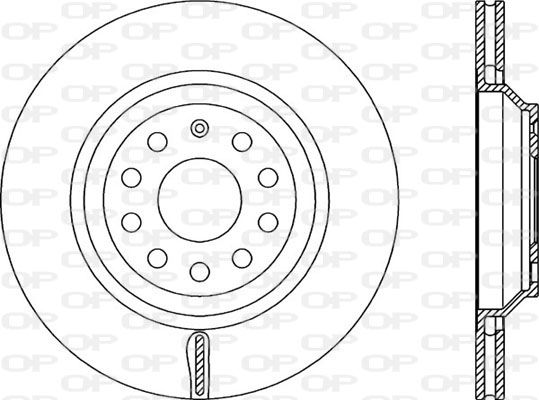 OPEN PARTS Тормозной диск BDR2338.20